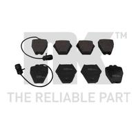 1x Kit de plaquettes de frein, frein à disque NK 224776 convient pour AUDI