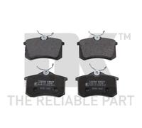 1x Kit de plaquettes de frein, frein à disque NK 229986 convient pour AUDI MG