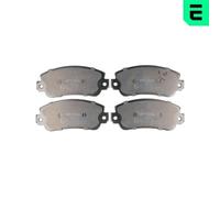 1x Kit de plaquettes de frein, frein à disque OPTIMAL BP-12043 convient pour