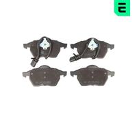 1x Kit de plaquettes de frein, frein à disque OPTIMAL BP-12080 convient pour