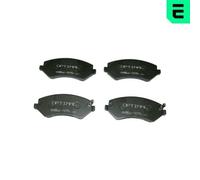 1x Kit de plaquettes de frein, frein à disque OPTIMAL BP-12120 convient pour