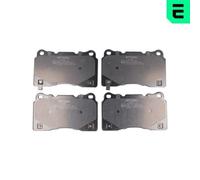 1x Kit de plaquettes de frein, frein à disque OPTIMAL BP-12169 convient pour