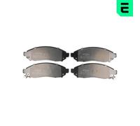 1x Kit de plaquettes de frein, frein à disque OPTIMAL BP-12346 convient pour