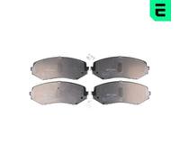 1x Kit de plaquettes de frein, frein à disque OPTIMAL BP-12422 convient pour