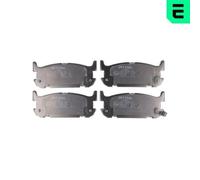 1x Kit de plaquettes de frein, frein à disque OPTIMAL BP-12489 convient pour