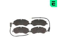 1x Kit de plaquettes de frein, frein à disque OPTIMAL BP-12588 convient pour