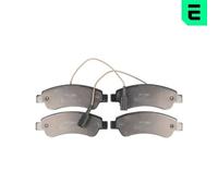 Plaquettes de frein Essieu arrière BP-12654 OPTIMAL pour FIAT PEUGEOT CITROËN