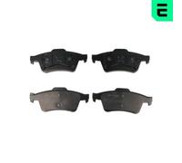 1x Kit de plaquettes de frein, frein à disque OPTIMAL BP-12687 convient pour