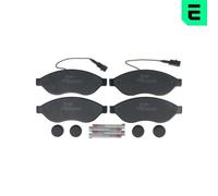 1x Kit de plaquettes de frein, frein à disque OPTIMAL BP-12750 convient pour