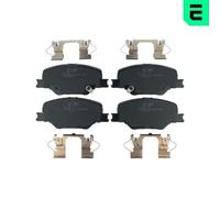 1x Kit de plaquettes de frein, frein à disque OPTIMAL BP-12804 convient pour