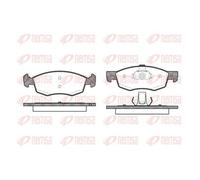 1x Kit de plaquettes de frein, frein à disque REMSA 0172.30 convient pour