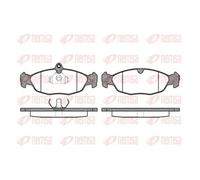 1x Kit de plaquettes de frein, frein à disque REMSA 0393.00 convient pour