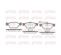 1x Kit de plaquettes de frein, frein à disque REMSA 0589.21 convient pour