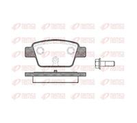 1x Kit de plaquettes de frein, frein à disque REMSA 0861.00 convient pour