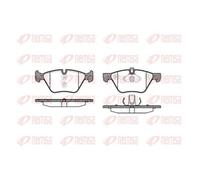1x Kit de plaquettes de frein, frein à disque REMSA 1052.00 convient pour BMW