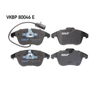 1x Kit de plaquettes de frein, frein à disque SKF VKBP 80046 E convient pour