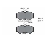 TEXTAR 2120501 Plaquettes de frein