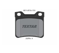Textar Kit de plaquettes de frein 2127803 Arrière pour Peugeot 406/406 Break/406 Coupé/607