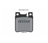 Jeu de plaquettes de frein TEXTAR 2130501, arrière