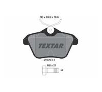 1x Kit de plaquettes de frein, frein à disque TEXTAR 2160601 convient pour