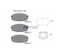 TEXTAR 2205203 Plaquettes de frein