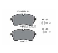 1x Kit de plaquettes de frein, frein à disque TEXTAR 2248505 convient pour