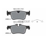 1x Kit de plaquettes de frein, frein à disque TEXTAR 2258201 convient pour