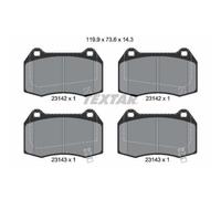 Plaquettes de frein 2314201 TEXTAR pour NISSAN HONDA