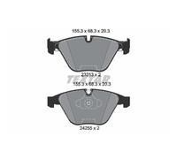 1x Kit de plaquettes de frein, frein à disque TEXTAR 2331301 convient pour