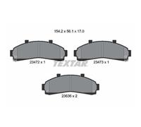 Plaquettes de frein 2347201 TEXTAR pour FORD USA EXPLORER