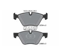 Textar Plaquettes de frein 2379401 – pour BMW 3 / 3 Touring / 3 Coupé / Z4 Roadster / X1 – Jeu avant