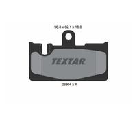 Textar Kit de plaquettes de frein 2380401 arrière pour Lexus LS Système Akebono