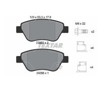 Jeu de plaquettes de frein TEXTAR 2398202, avant