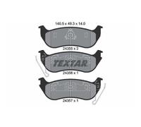 Textar Plaquettes de frein 2435501 pour Jeep Cherokee Wrangler II