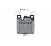 Textar Jeu de plaquettes de frein 2502902 arrière pour BMW