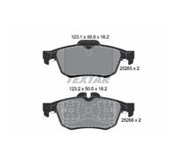 1x Kit de plaquettes de frein, frein à disque TEXTAR 2526501 convient pour