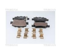 1x Kit de plaquettes de frein, frein à disque TRISCAN 8110 13090