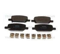 1x Kit de plaquettes de frein, frein à disque TRISCAN 8110 81008