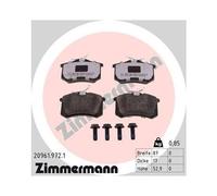 1x Kit de plaquettes de frein, frein à disque ZIMMERMANN 20961.972.1