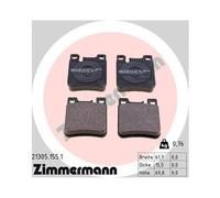 1x Kit de plaquettes de frein, frein à disque ZIMMERMANN 21305.155.1