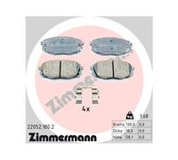1x Kit de plaquettes de frein, frein à disque ZIMMERMANN 22052.180.2