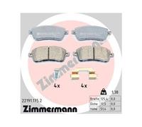 1x Kit de plaquettes de frein, frein à disque ZIMMERMANN 22191.175.2