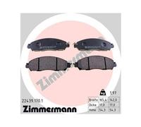 1x Kit de plaquettes de frein, frein à disque ZIMMERMANN 22439.170.1