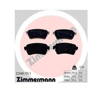 ZIMMERMANN Kit de plaquettes de frein 22588.175.1 frein à disque pour Citroën