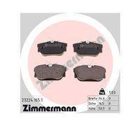 ZIMMERMANN 23224.165.1 Plaquettes de frein