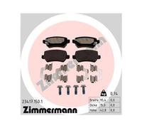 ZIMMERMANN Plaquettes de frein 23417.150.1 – Kit frein à disque pour KIA, OPEL