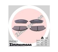 1x Kit de plaquettes de frein, frein à disque ZIMMERMANN 23422.165.1