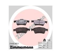 1x Kit de plaquettes de frein, frein à disque ZIMMERMANN 23482.965.1