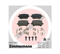 ZIMMERMANN 23914.170.2 Plaquettes de frein
