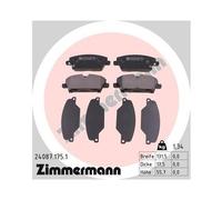 ZIMMERMANN Disque de frein 24087.175.1